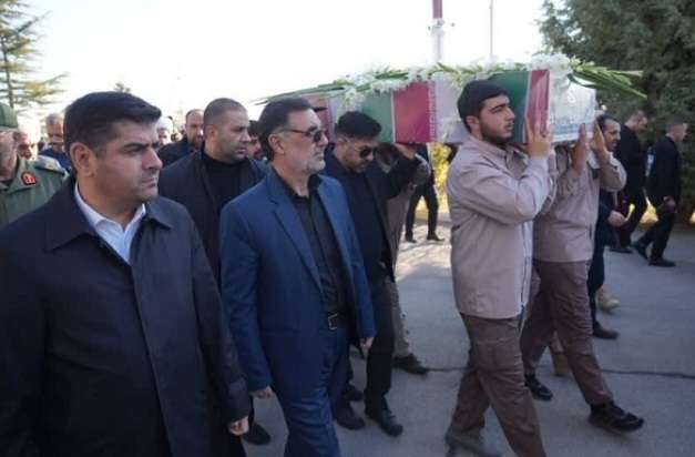 شهرستان باروق میزبان پیکر مطهر شهید گمنام هشت سال دفاع مقدس