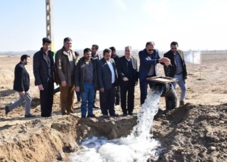 طرح آب و خاک در بخش کشاورزی شهرستان میاندوآب به بهره برداری رسید 