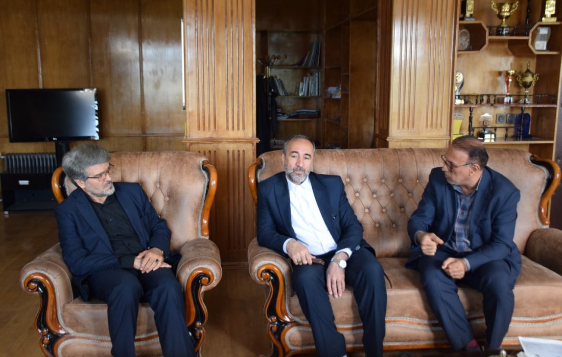 دیدار مدیرکل غله و خدمات بازرگانی آذربایجان‌غربی با فرماندار میاندوآب