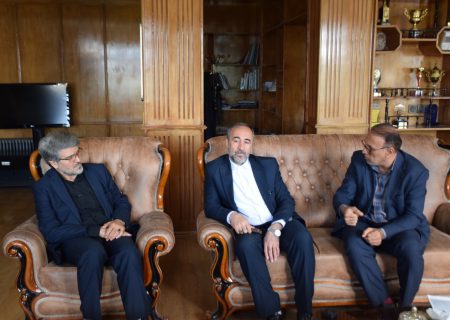 دیدار مدیرکل غله و خدمات بازرگانی آذربایجان‌غربی با فرماندار میاندوآب
