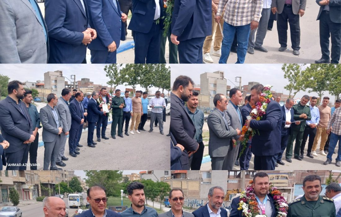 مچ انداز میاندوآبی با استقبال جمعی از مسئولین وارد زادگاهش میاندوآب شد.
